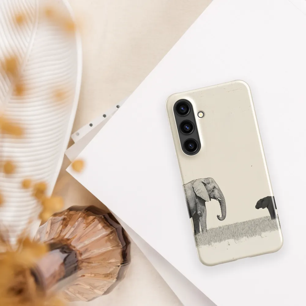 Contrasting Companions | Phone Case |  S24 | Snap Case | Glossy