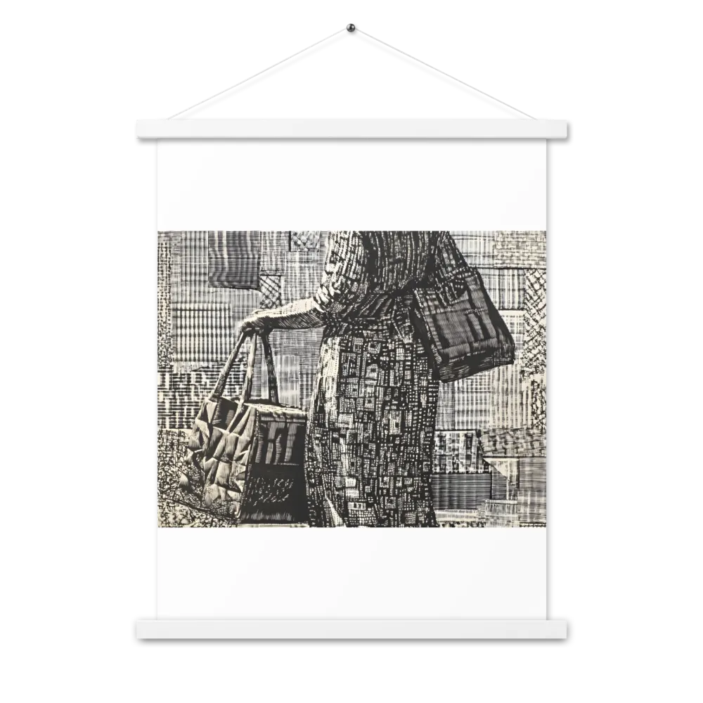 Urban Reflections: A Shopping Narrative | Poster With White Wood Hanger | 18″×24″