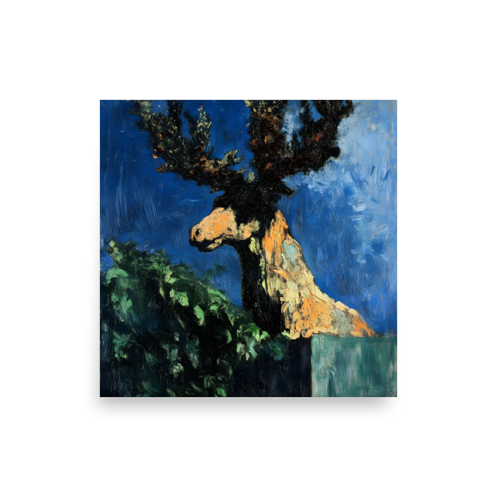 The Majestic Deer in Nature | Poster | 10″×10″