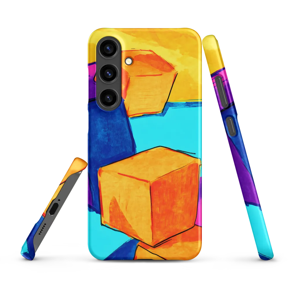 Playful Cubes in Vibrant Harmony