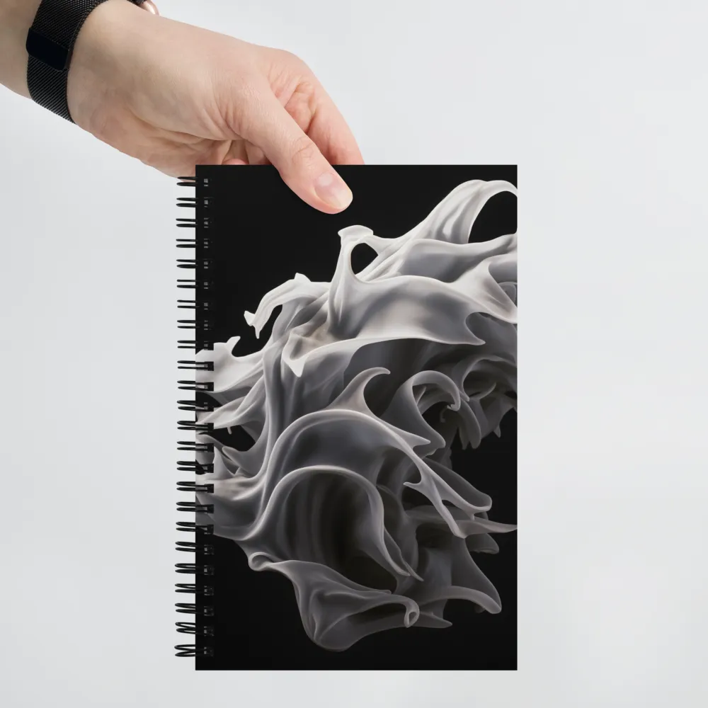 Fluid Dynamics: An Organic Exploration | Spiral Notebook