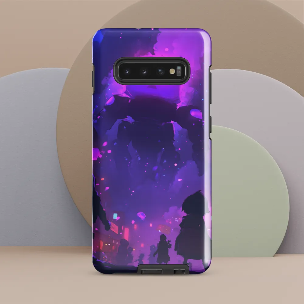 Awakening of the Neon Guardian | Phone Case |  S10 Plus | Tough Case | Glossy