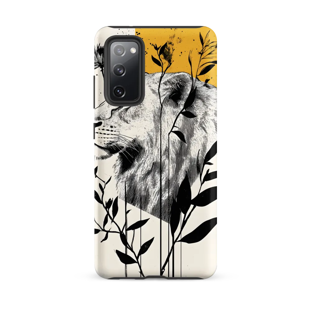 Regal Serenity: The Lion and Flora