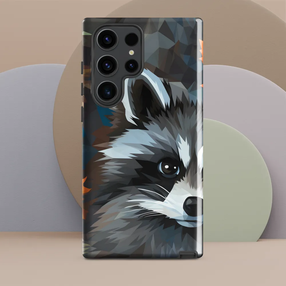 Whispers of Autumn: The Raccoon's Gaze