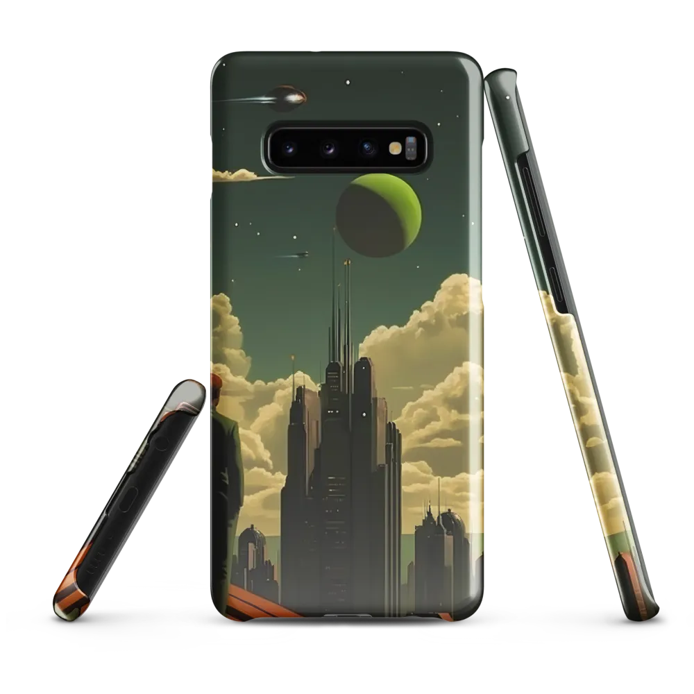 Gaze of Tomorrow: A Futuristic Vision | Phone Case |  S10 Plus | Snap Case | Glossy