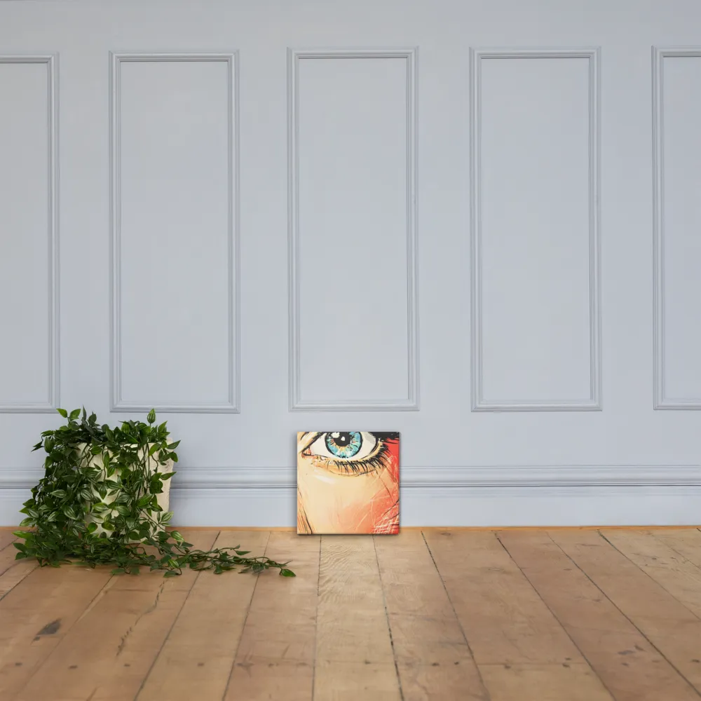 Gaze of Emotion | Canvas | 12″×12″