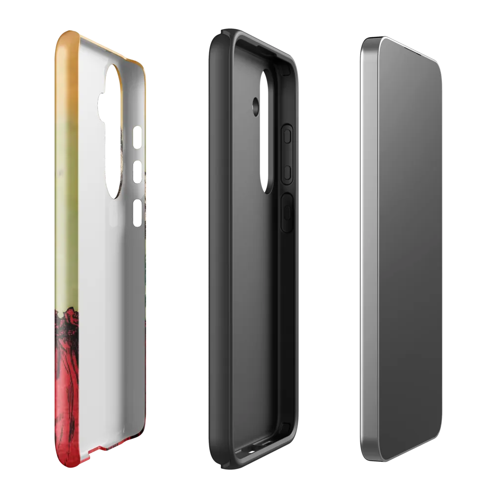 Masked Elegance | Phone Case |  S24 Plus | Tough Case | Glossy
