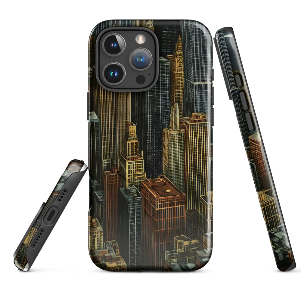 Urban Elegance: A Golden Cityscape