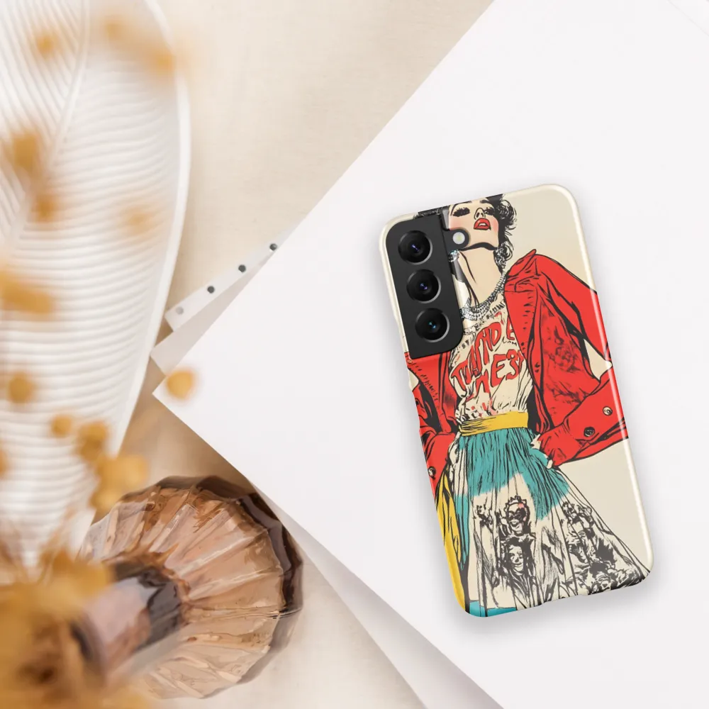 Vibrant Elegance: A Pop Art Fashion Statement