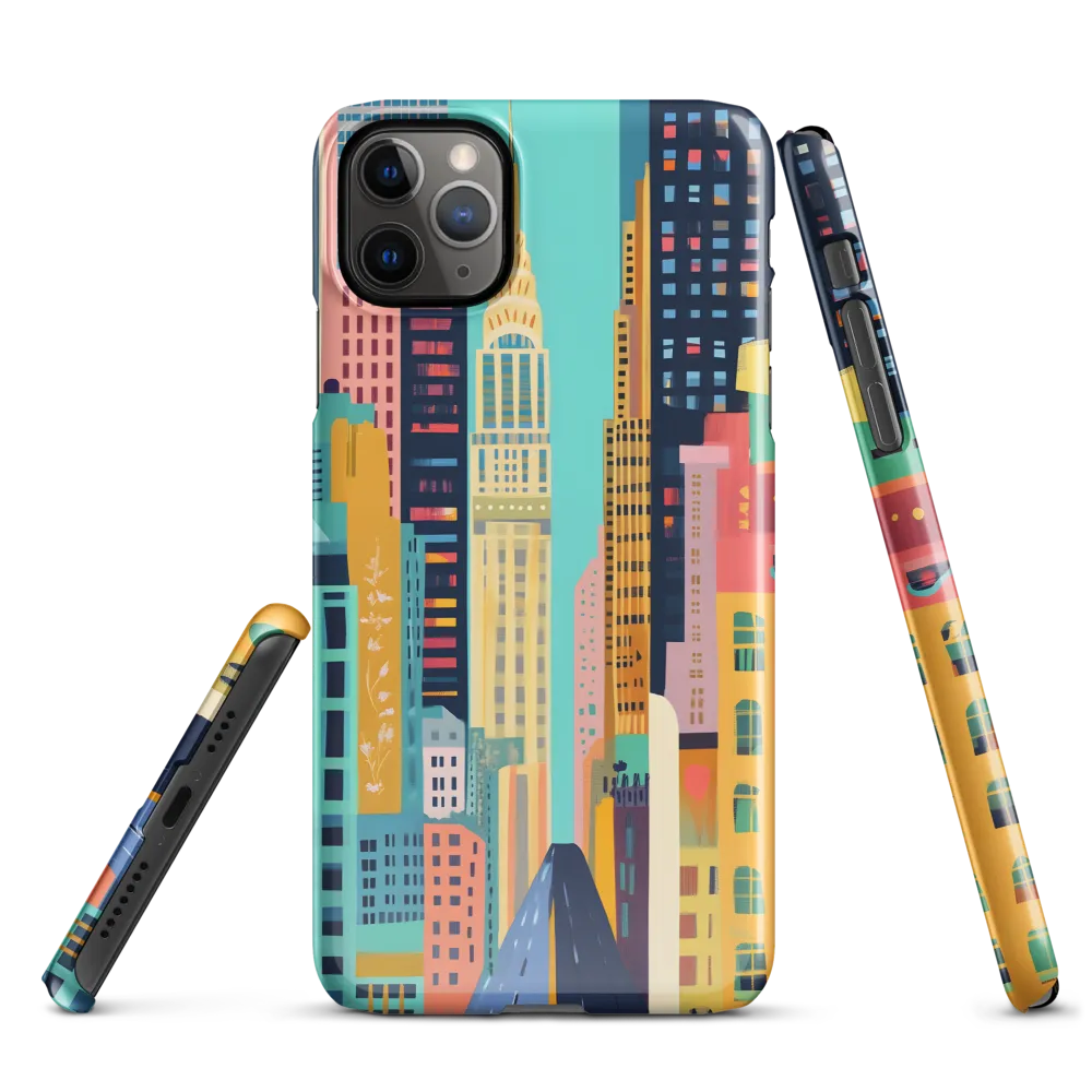 Vibrant Cityscape: A Modern Urban Journey | Phone Case |  11 Pro Max | Snap Case | Glossy