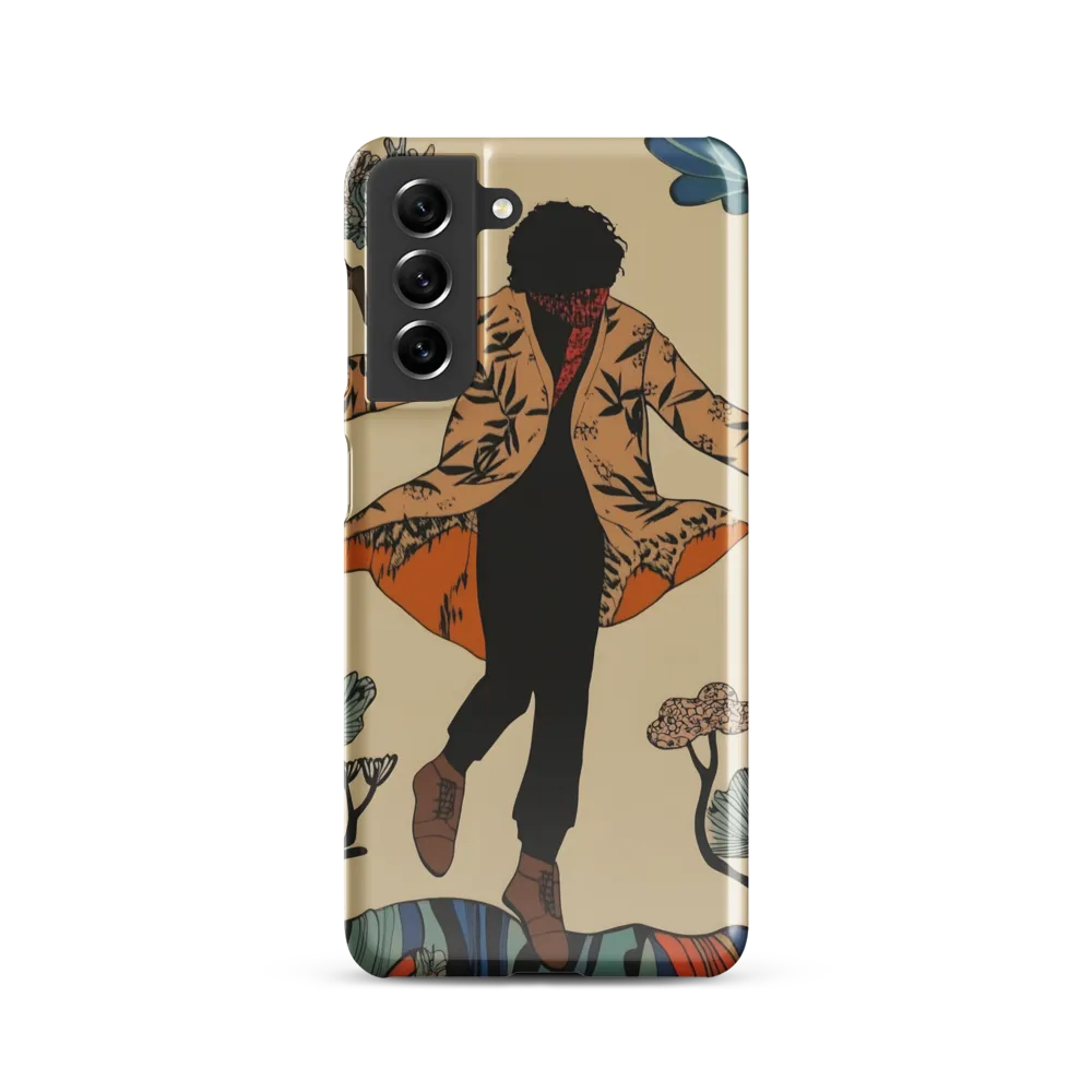 In Full Bloom: Embracing Nature's Whimsy | Phone Case |  S21 | Snap Case | Glossy