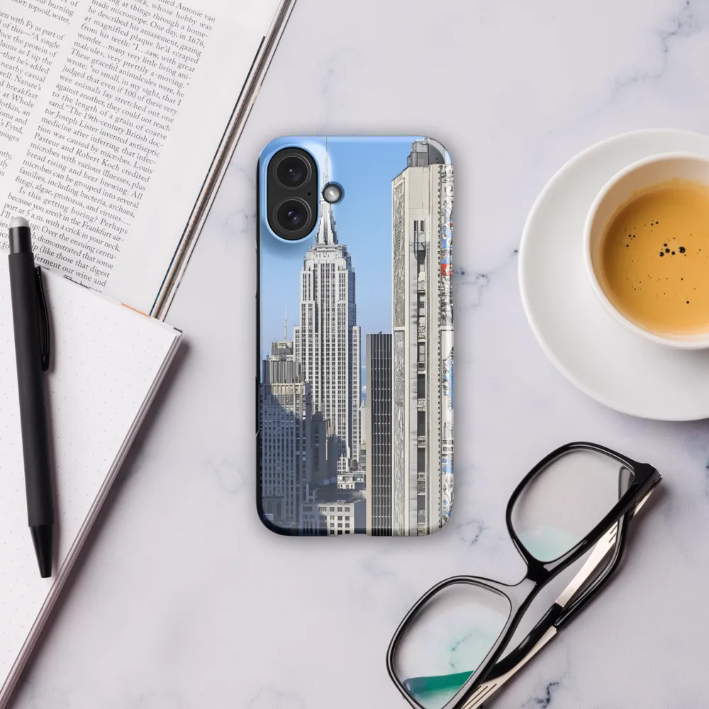 Urban Elegance: New York's Iconic Skyline | Phone Case |  16 Plus | Snap Case | Glossy