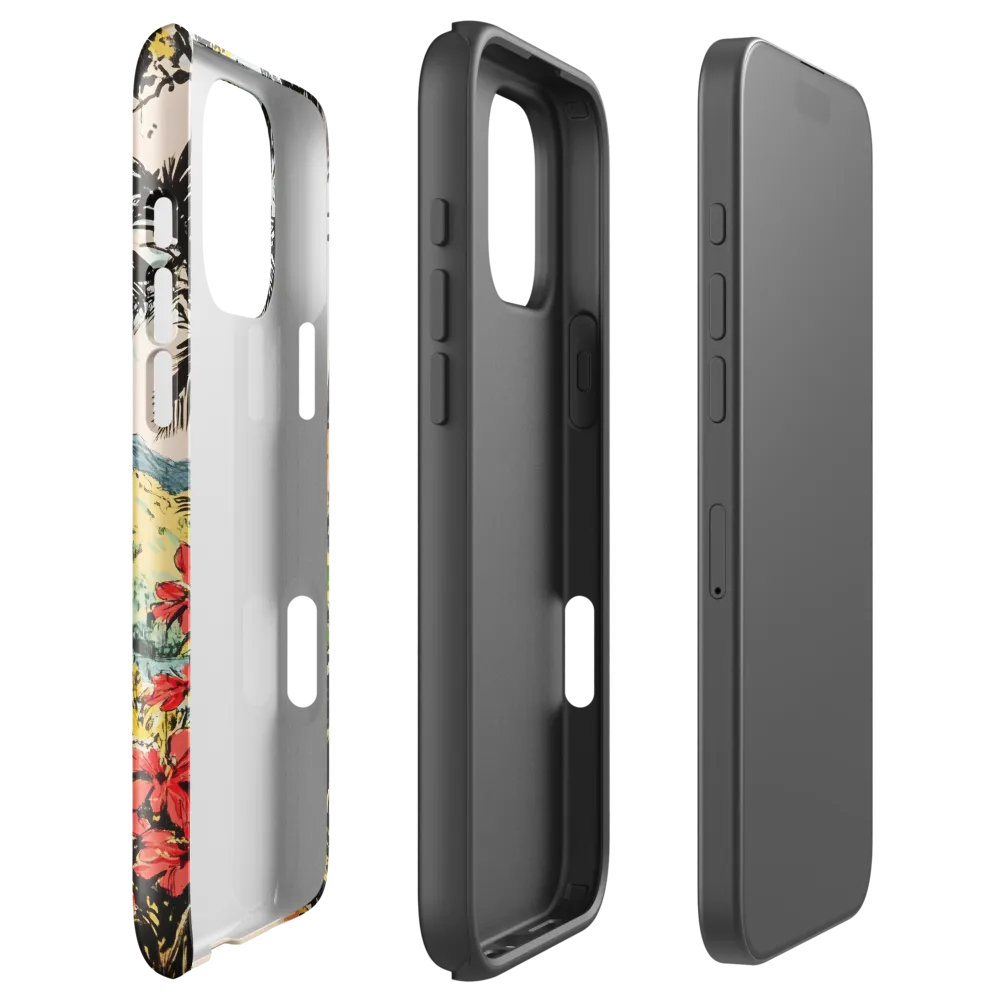 Tropical Serenity | Phone Case |  16 Pro Max | Tough Case | Glossy