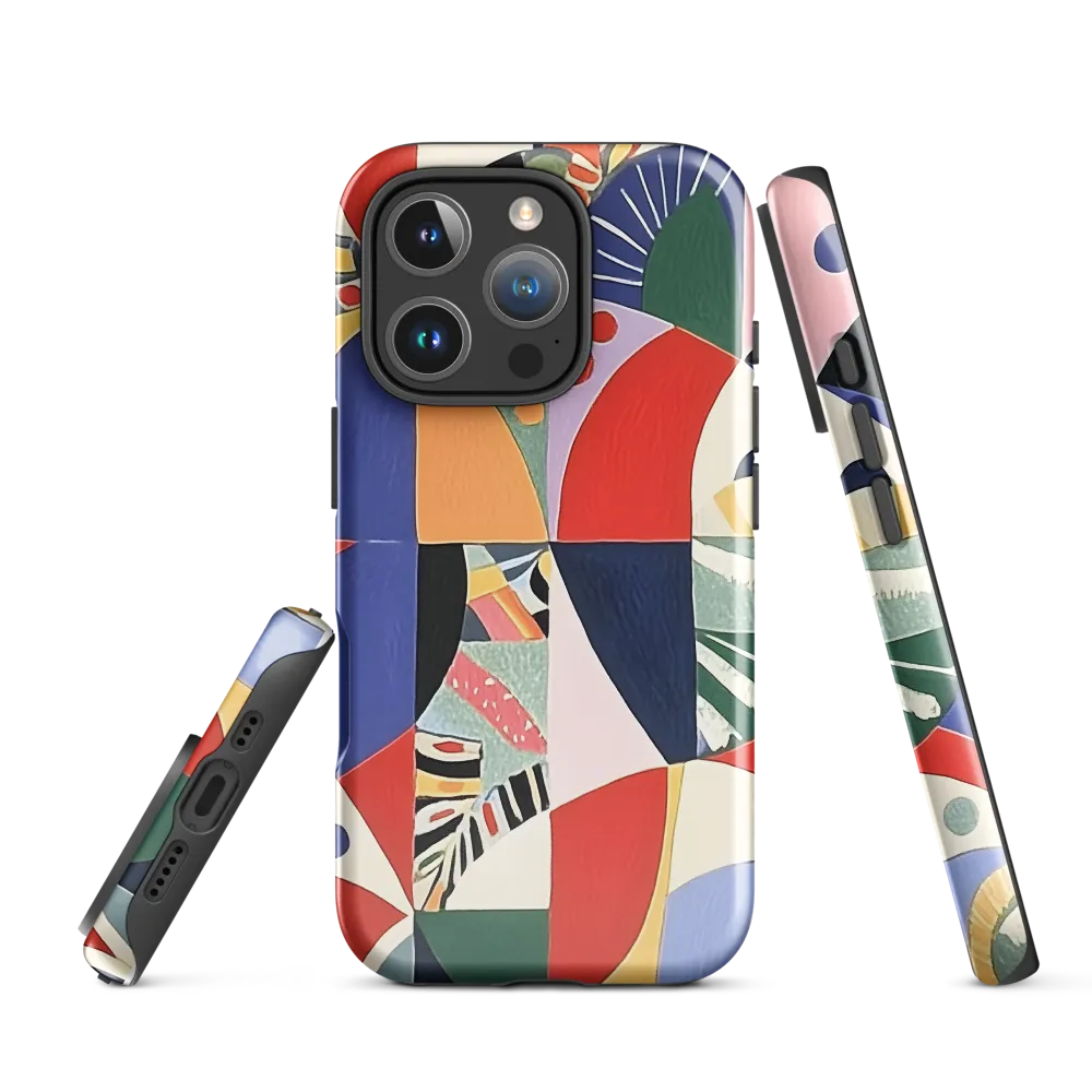 Dynamic Mosaic Symmetry | Phone Case |  16 Pro | Tough Case | Glossy