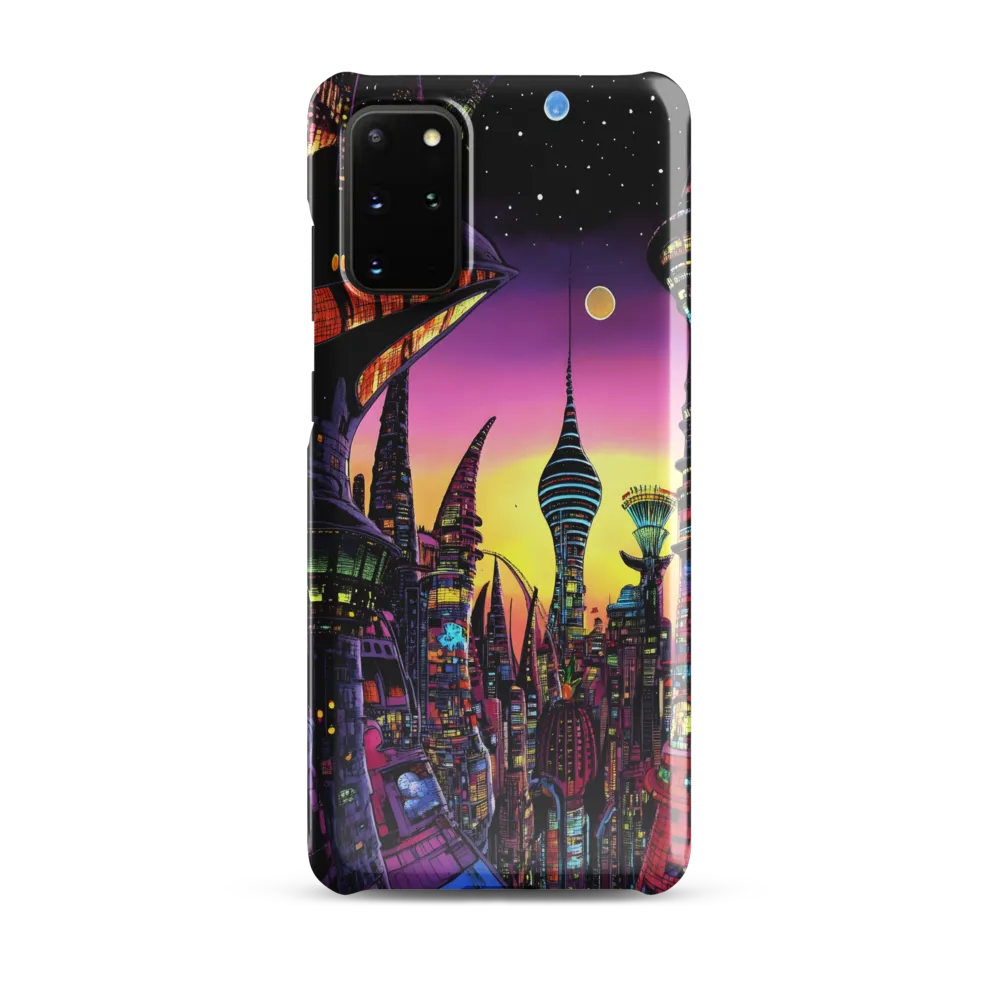 Futuristic Cityscape at Dusk