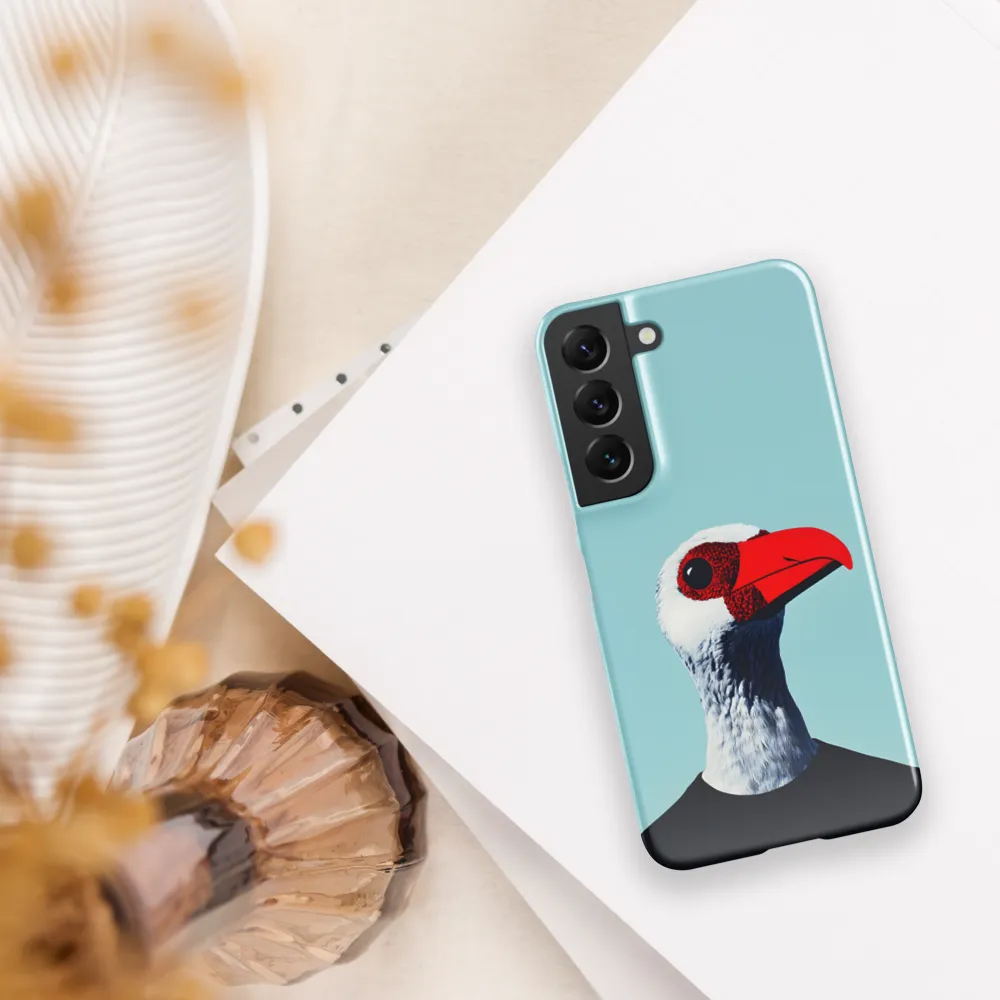 The Surreal Avian Portrait | Phone Case |  S22 | Snap Case | Glossy