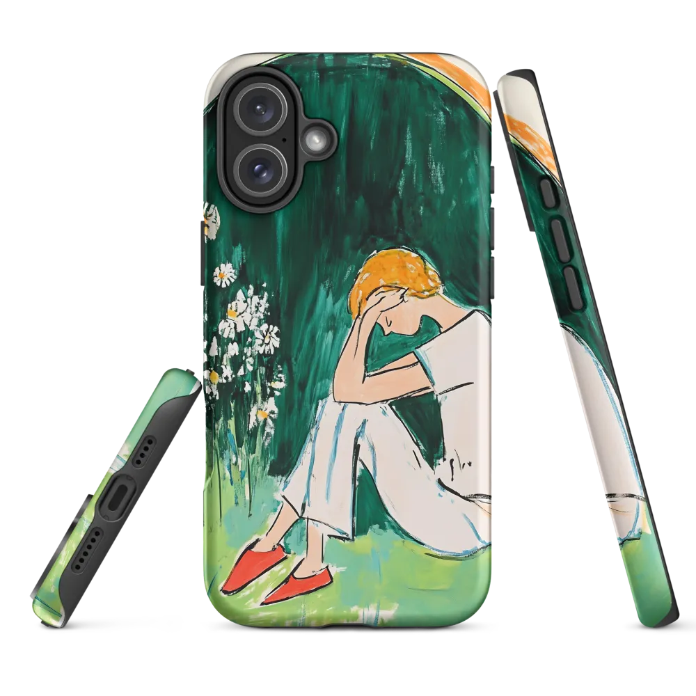 Silent Sorrow | Phone Case |  16 Plus | Tough Case | Matte