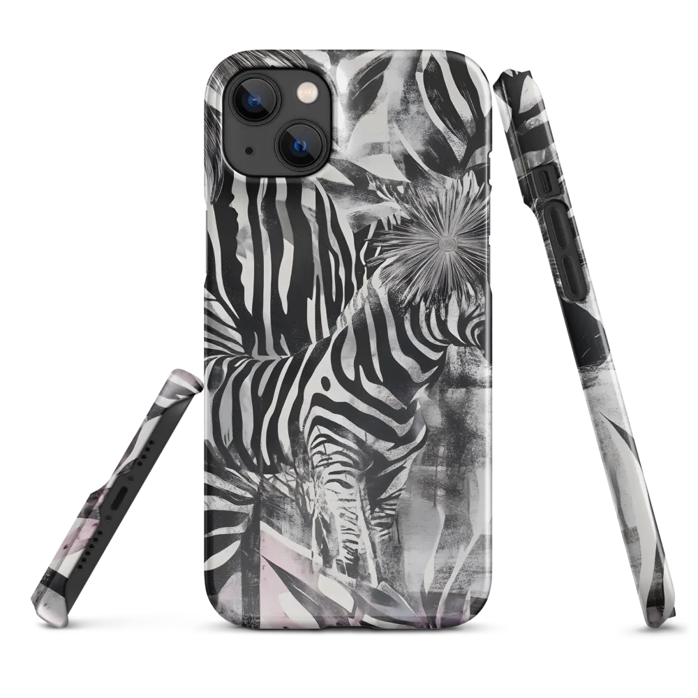 Zebra in the Jungle of Illusions | Phone Case |  14 Plus | Snap Case | Glossy