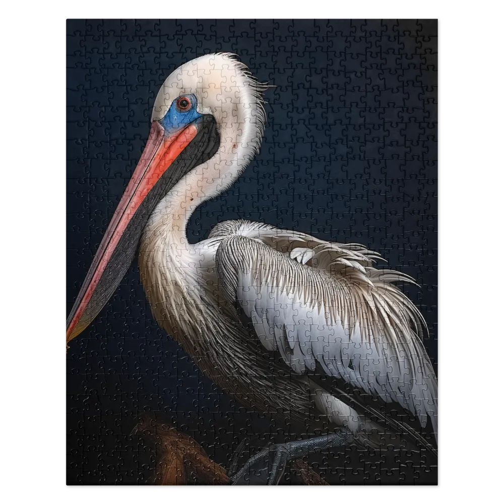 Majestic Pelican Portrait | Jigsaw Puzzle | 520 pieces