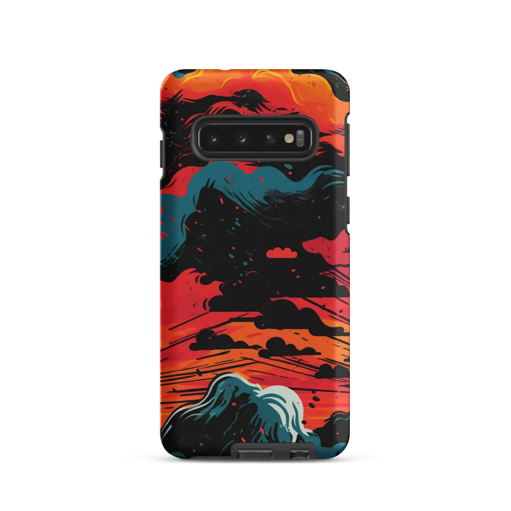 Ethereal Twilight: A Dramatic Landscape in Motion