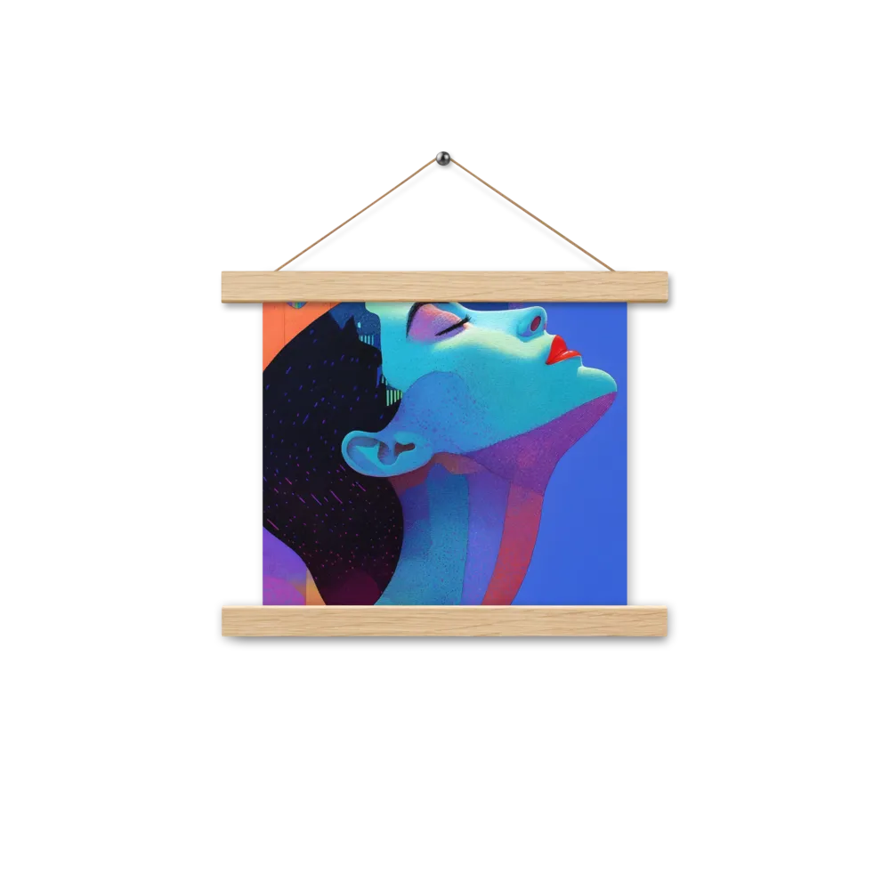 Ethereal Reverie | Poster With Oak Wood Hanger | 10″×10″