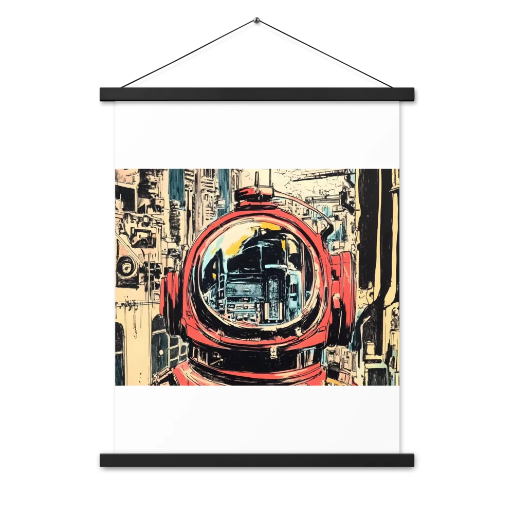 Reflections of Tomorrow | Poster With Black Wood Hanger | 18″×24″