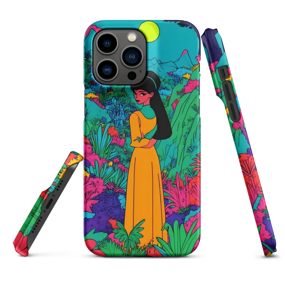 Ethereal Serenity in a Psychedelic Landscape