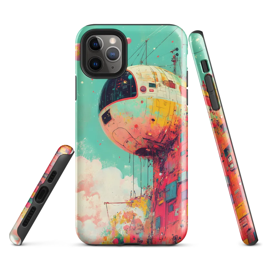 Suspended Sphere in a Vibrant Dreamscape | Phone Case |  11 Pro Max | Tough Case | Glossy