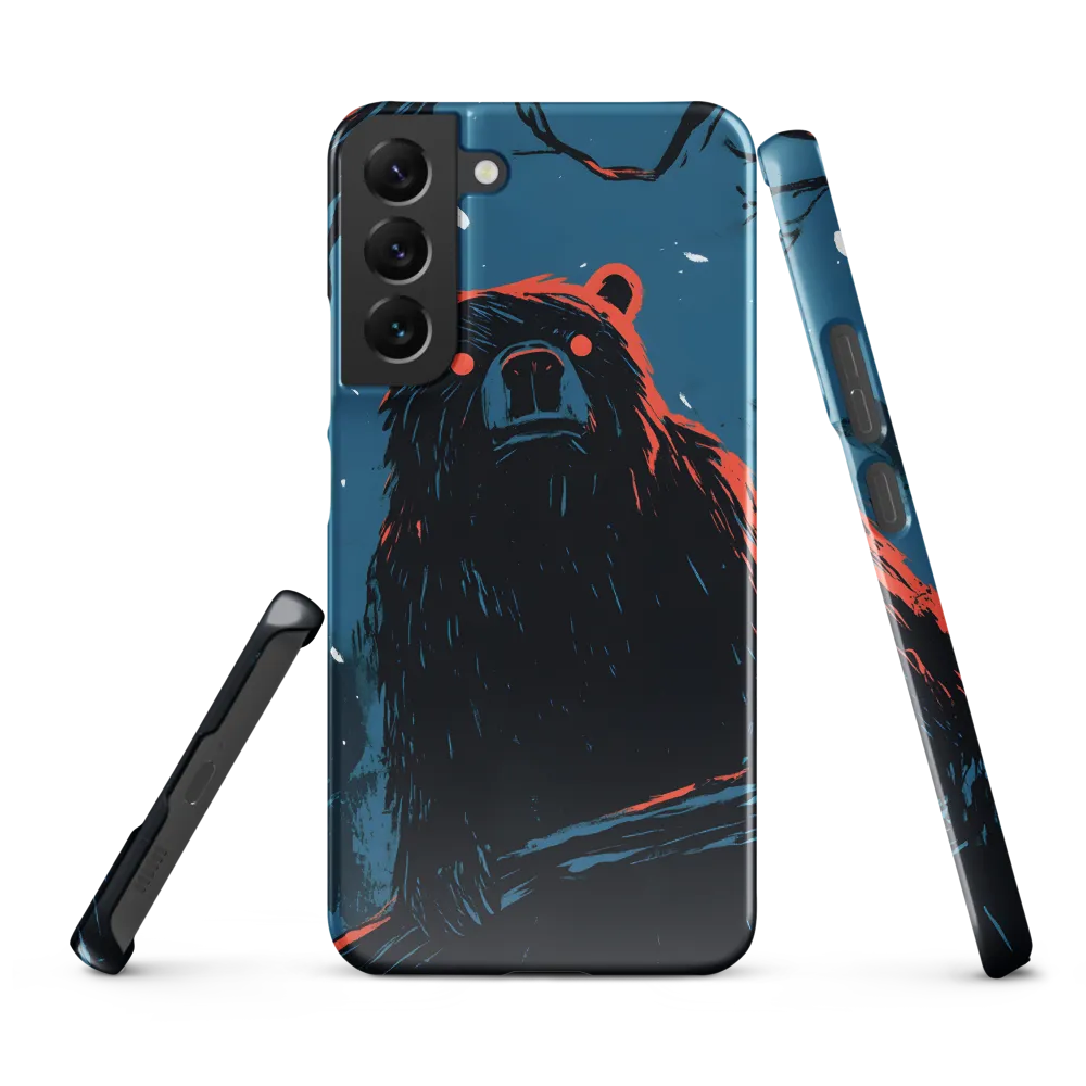 Eerie Majesty: A Bear in the Night