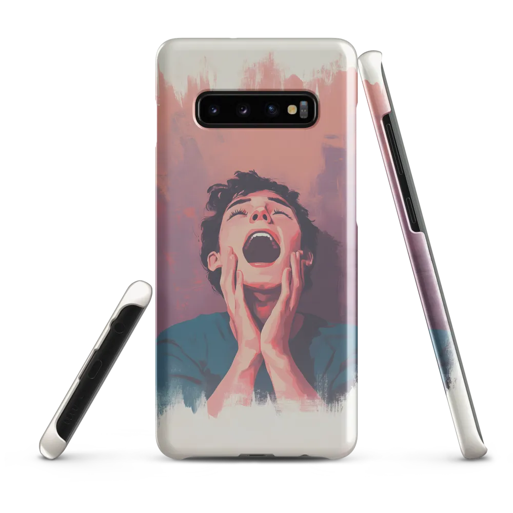 The Silent Scream | Phone Case |  S10 Plus | Snap Case | Glossy