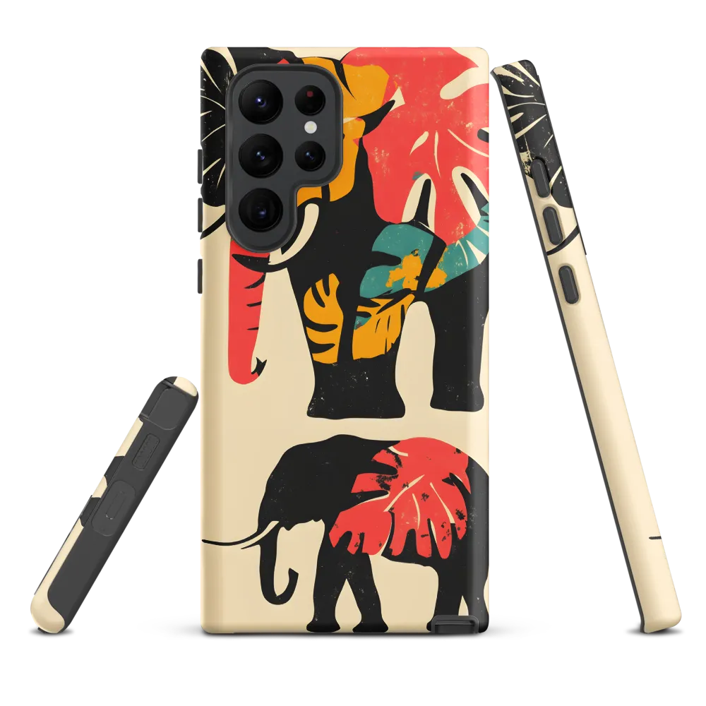 Tropical Elegance: The Elephant's Dance