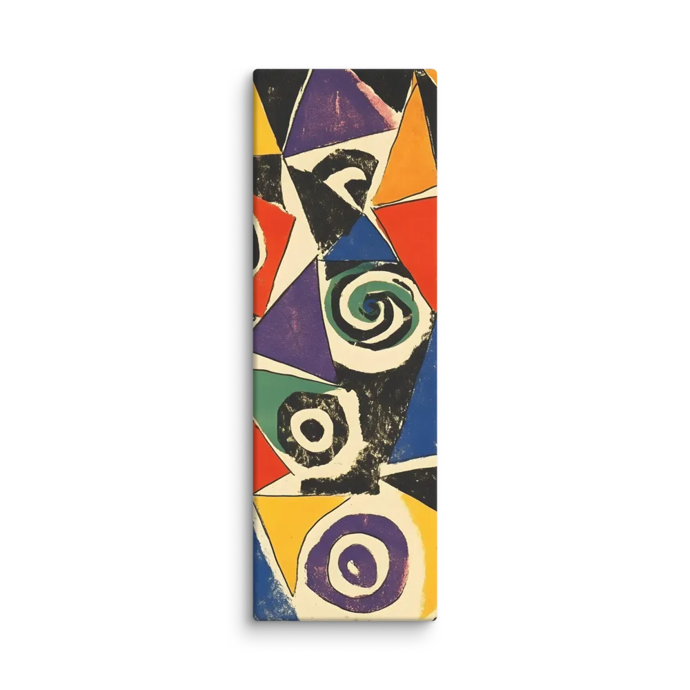 Dynamic Geometric Abstraction | Canvas | 20″×60″