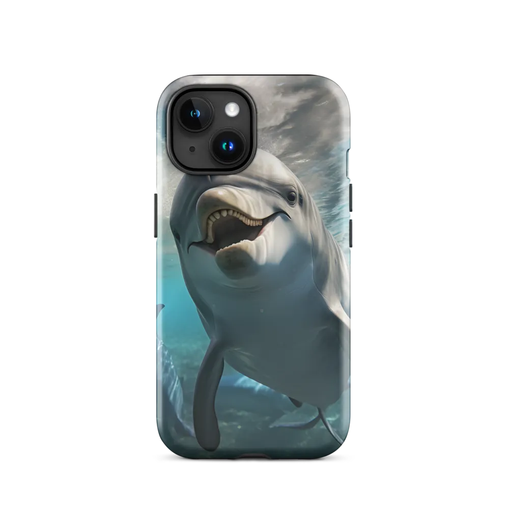 Beneath the Waves: A Dolphin's Dance