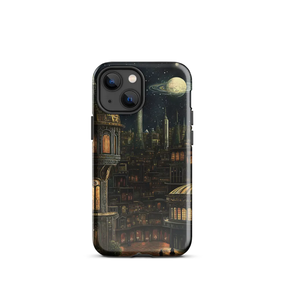 Celestial Enigma: A Surreal Cityscape