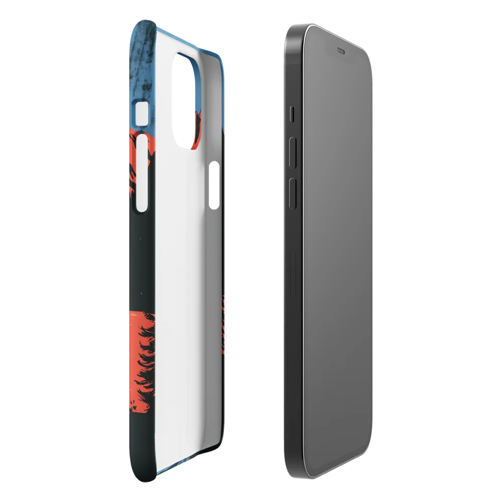 Serenity in Contrast | Phone Case |  12 Pro Max | Snap Case | Matte