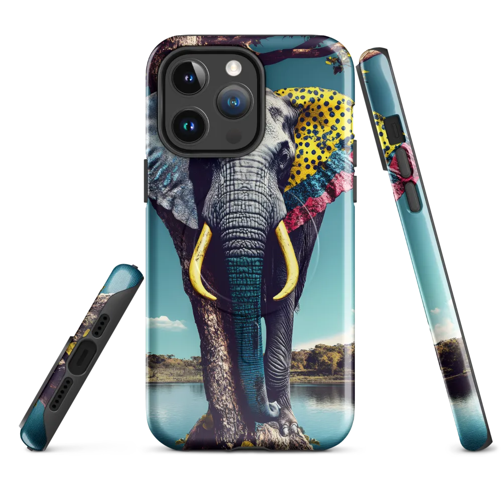 Playful Elegance: The Surreal Elephant