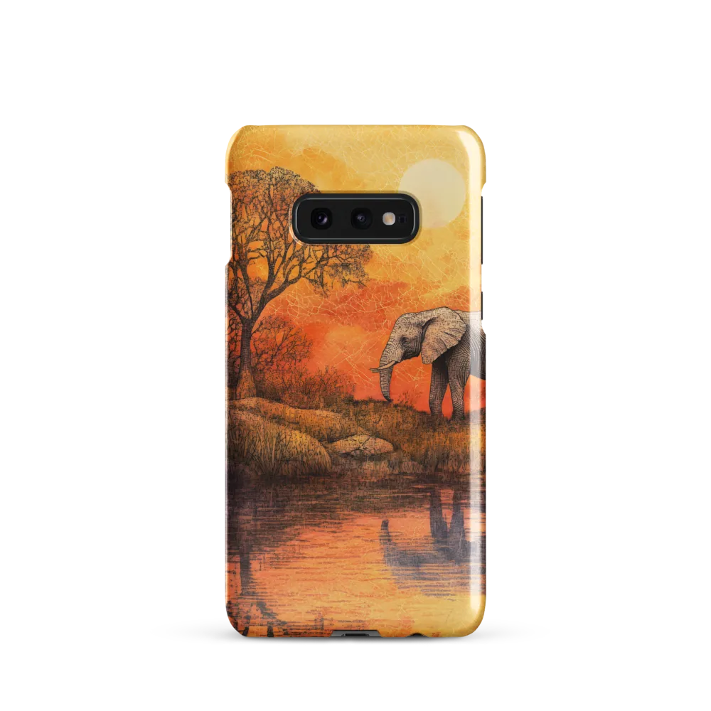 Elephant's Serenity at Dusk