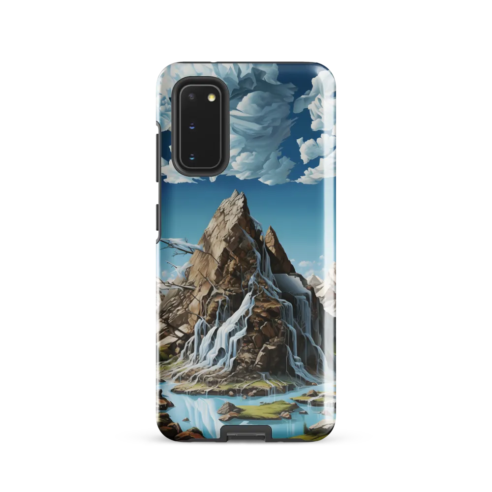 Majestic Cascade: A Mountain Masterpiece