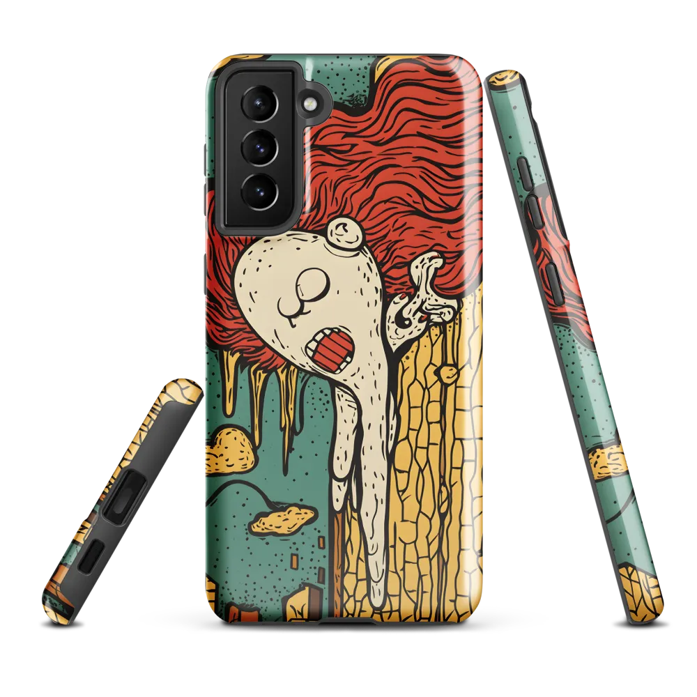 Whimsical Gaze from the Cliff | Phone Case |  S21 Plus | Tough Case | Glossy