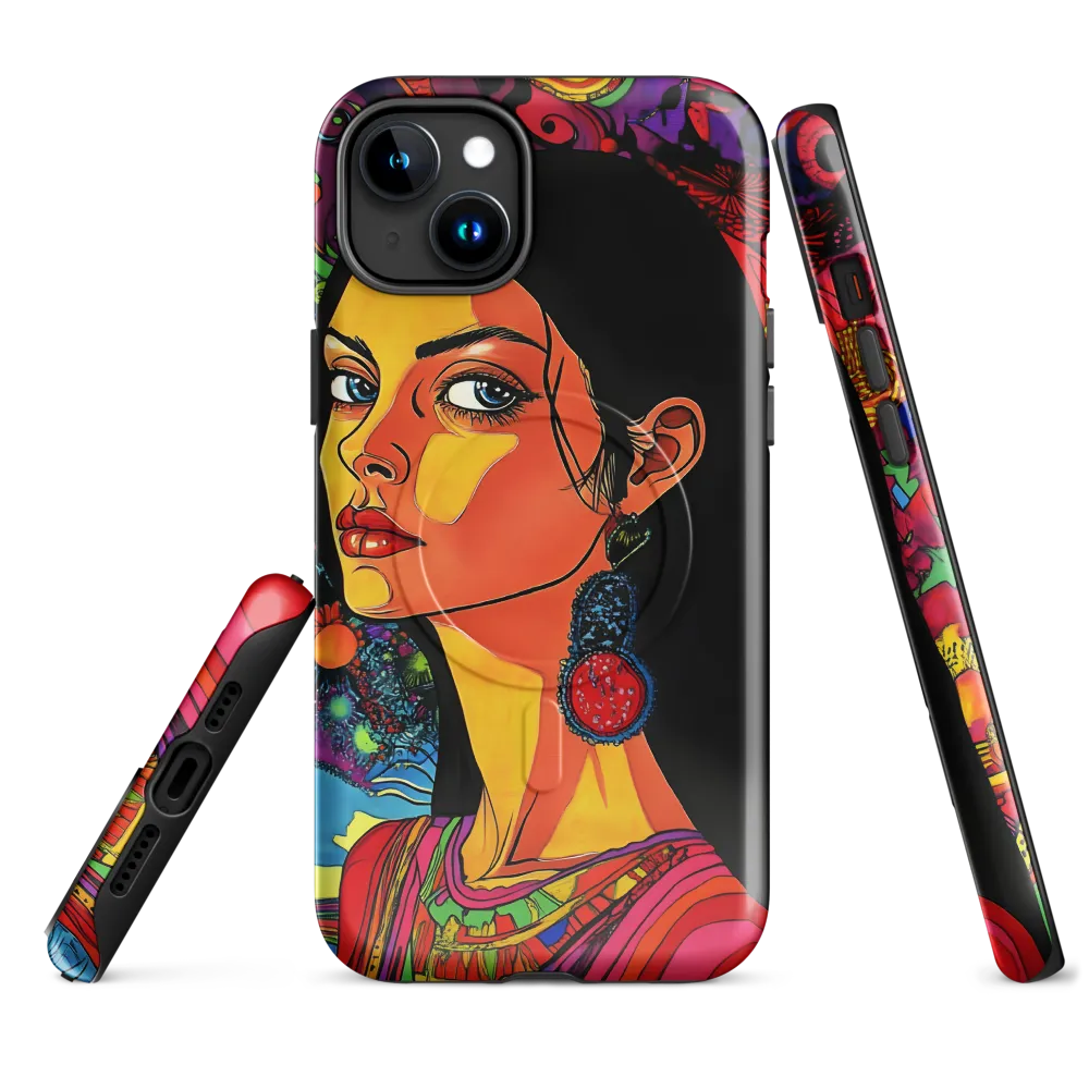 Ethereal Dreamscape in Vivid Colors | Phone Case |  15 Plus | MagSafe® Tough Case | Glossy