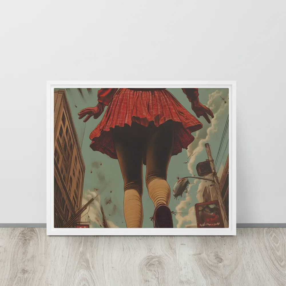 Flight of the Urban Dreamer | Canvas with White Frame | 16″×20″