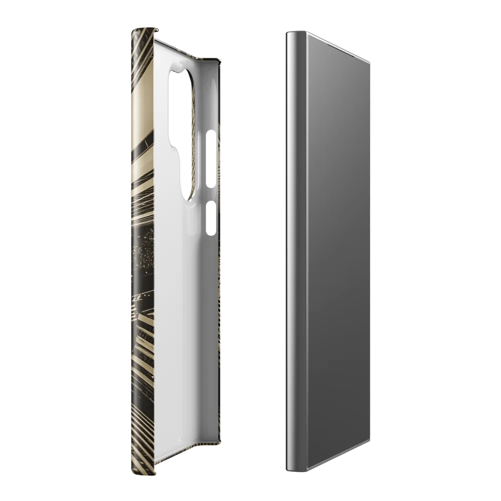Urban Symphony: Aerial Perspective of City Life | Phone Case |  S24 Ultra | Snap Case | Glossy