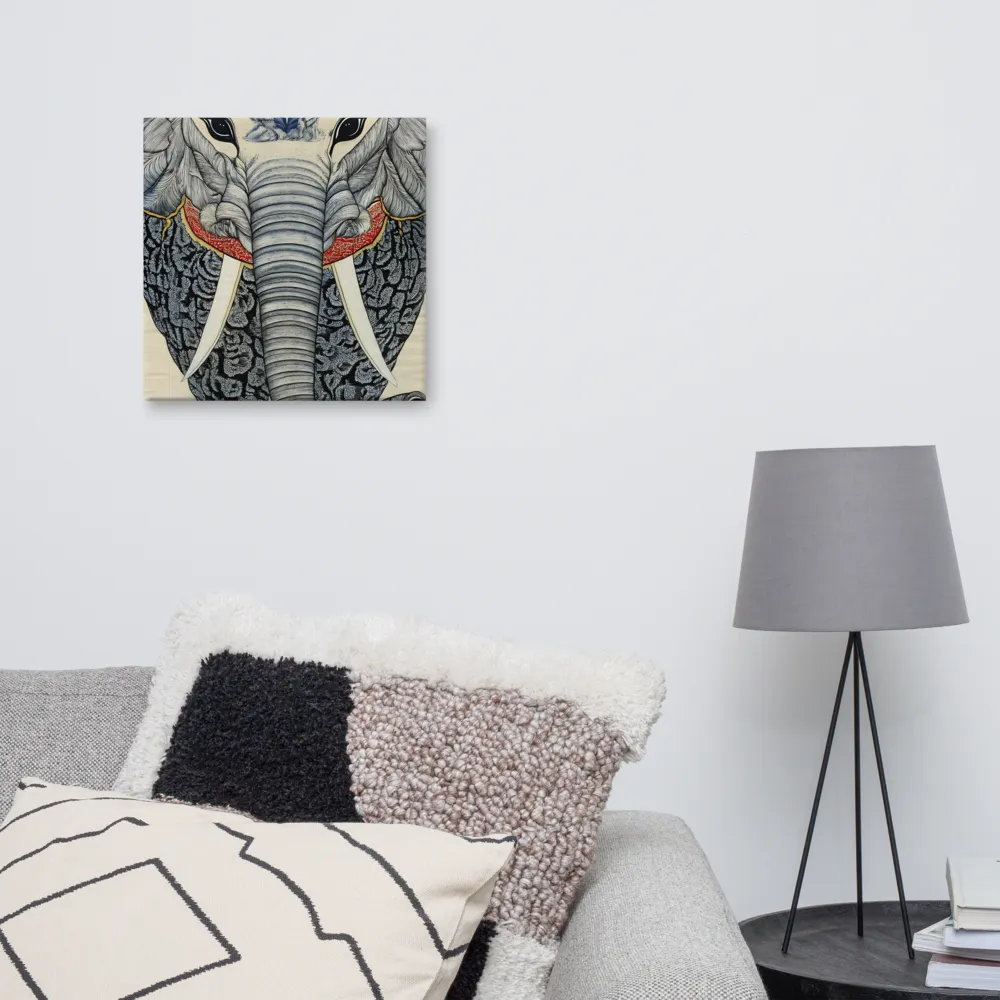 Majesty of the Elephant | Canvas | 16″×16″