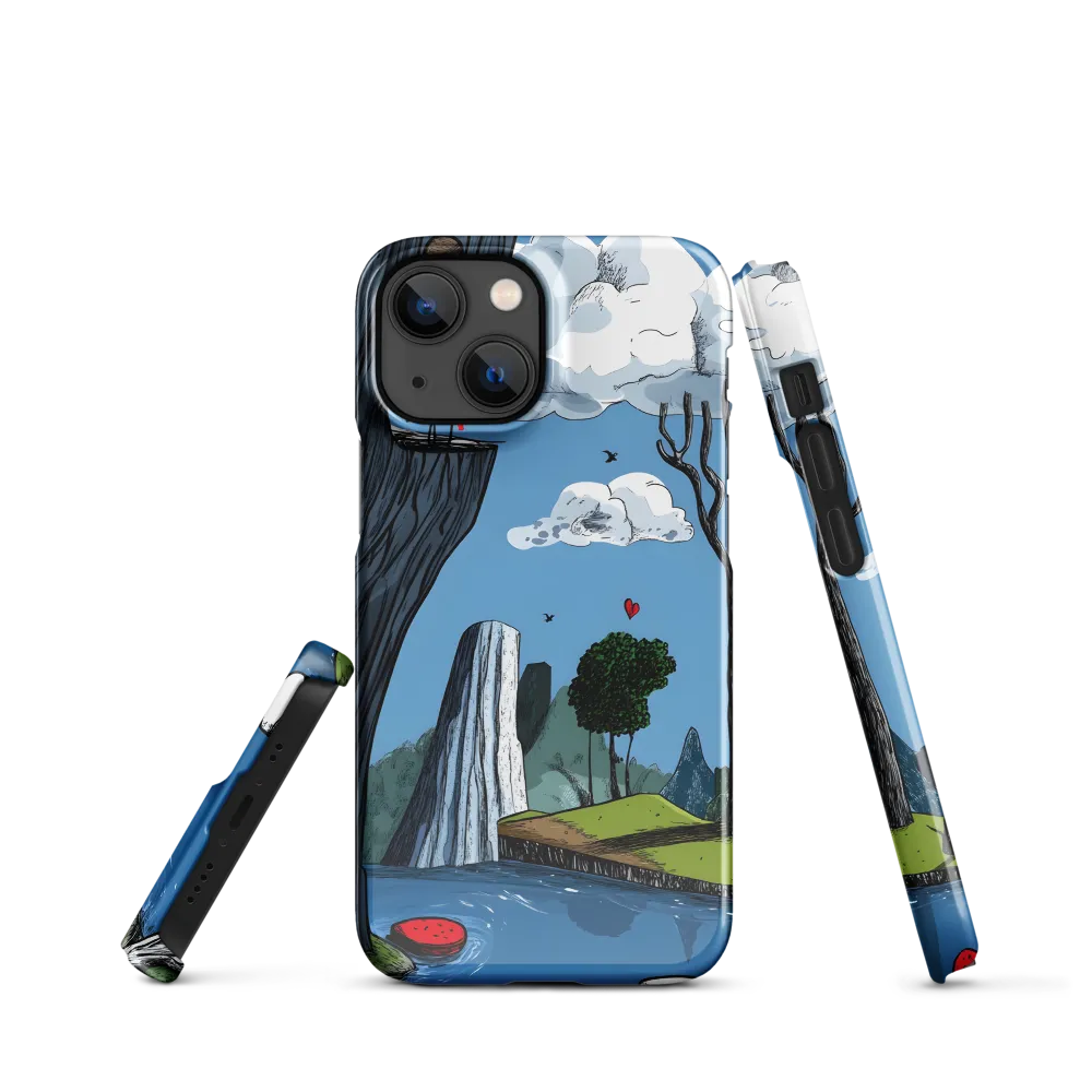 Whimsical Cliffside Reflections