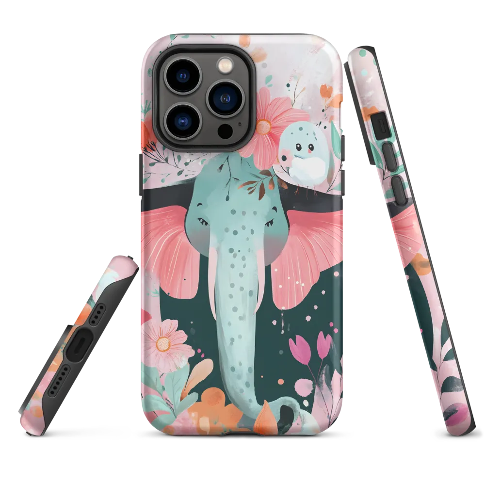 Whimsical Elephant in Bloom