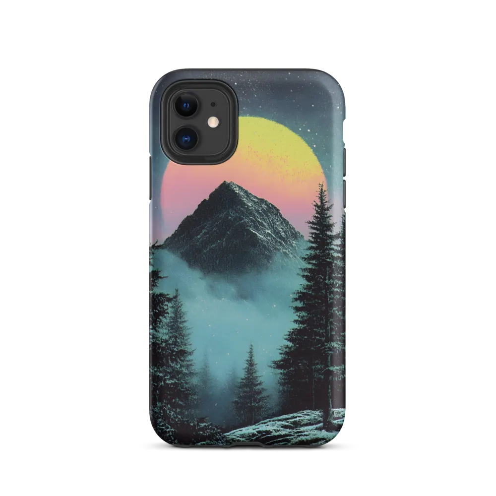 Ethereal Peaks Under Celestial Lights