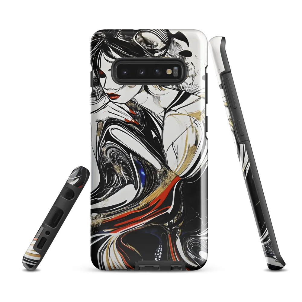 Contemplative Elegance | Phone Case |  S10 Plus | Tough Case | Glossy