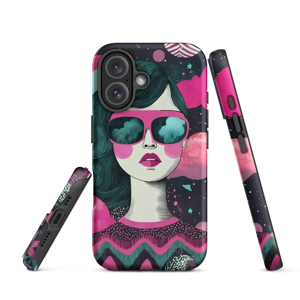 Chic Dreams: A Pop Art Portrait | Phone Case |  16 | Tough Case | Matte