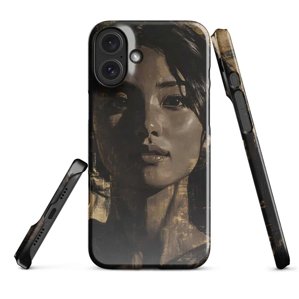 Golden Gaze: A Contemporary Portrait