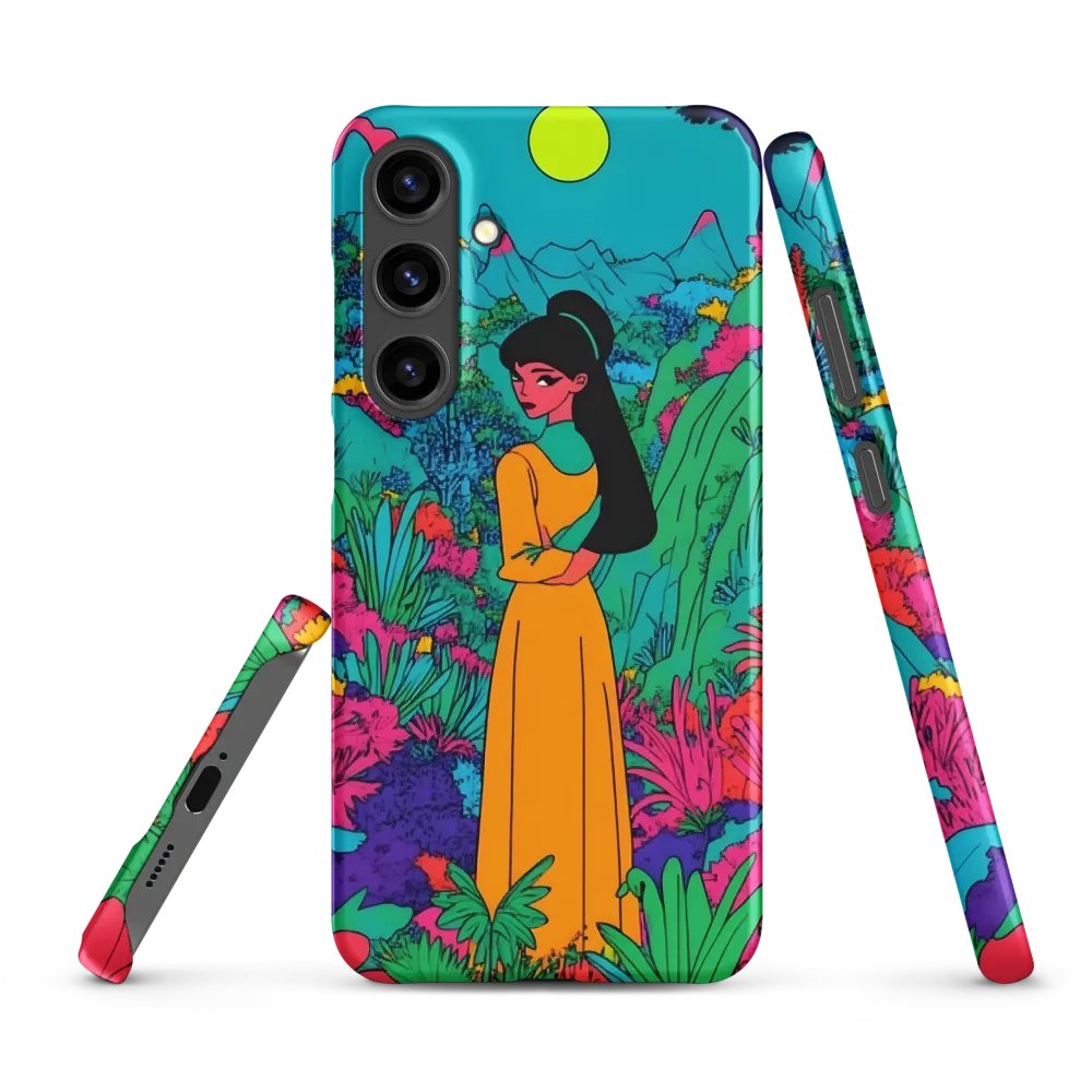 Ethereal Serenity in a Psychedelic Landscape